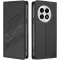 Coque portefeuille Phonesta Embossed Lines pour OnePlus 13 - Noir