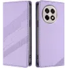 Coque portefeuille Phonesta Embossed Lines pour OnePlus 13R - Violet 0