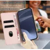 Coque portefeuille Phonesta Embossed Lines pour OnePlus 13R - Rose 5
