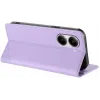 Coque portefeuille Phonesta Embossed Lines pour Xiaomi Poco X7 Pro - Violet 3