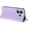 Coque portefeuille Phonesta Embossed Lines pour Xiaomi Redmi Note 14 4G - Violet 3