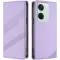 Coque portefeuille Phonesta Embossed Lines pour OnePlus Nord 3 - Violet