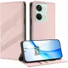 Coque portefeuille Phonesta Embossed Lines pour OnePlus Nord 3 - Rose 2