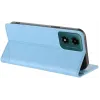 Coque portefeuille Phonesta Embossed Lines pour Motorola Moto G04 / G04s / G24 / G24 Power / E14 - Bleu clair 3