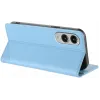 Coque portefeuille Phonesta Embossed Lines pour Samsung Galaxy S25 Edge - Bleu clair 3