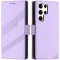Coque portefeuille Phonesta Embossed Lines pour Samsung Galaxy S25 Ultra - Violet