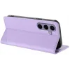 Coque portefeuille Phonesta Embossed Lines pour Samsung Galaxy S24 FE - Violet 3