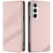 Coque portefeuille Phonesta Embossed Lines pour Samsung Galaxy A26 - Rose