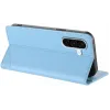 Coque portefeuille Phonesta Embossed Lines pour Samsung Galaxy A36 - Bleu clair 3
