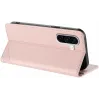 Coque portefeuille Phonesta Embossed Lines pour Samsung Galaxy A36 - Rose 3