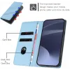 Coque portefeuille Phonesta Embossed Lines pour HMD Pulse/Pulse Plus/Pulse Pro - Bleu clair 3