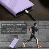 Coque portefeuille Phonesta Embossed Lines pour HMD Pulse/Pulse Plus/Pulse Pro - Violet 6