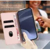 Coque portefeuille Phonesta Embossed Lines pour HMD Pulse/Pulse Plus/Pulse Pro - Rose 5