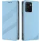 Coque portefeuille Phonesta Embossed Lines pour HMD Skyline - Bleu clair