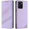 Coque portefeuille Phonesta Embossed Lines pour HMD Skyline - Violet