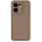 Coque arrière en silicone Phonesta Grooved pour Oppo Reno13 F 4G/5G / Reno13 FS 5G - Marron