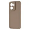 Coque arrière en silicone Phonesta Grooved pour Oppo Reno13 F 4G/5G / Reno13 FS 5G - Marron 4