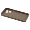 Coque arrière en silicone Phonesta Grooved pour Oppo Reno13 F 4G/5G / Reno13 FS 5G - Marron 6