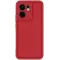 Coque arrière en silicone Phonesta Grooved pour Oppo Reno13 F 4G/5G / Reno13 FS 5G - Rouge