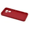 Coque arrière en silicone Phonesta Grooved pour Oppo Reno13 F 4G/5G / Reno13 FS 5G - Rouge 6