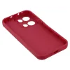 Coque arrière en silicone Phonesta Grooved pour Oppo Reno13 Pro - Rouge 5