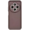 Coque arrière en silicone Phonesta Grooved pour Xiaomi Redmi 14C / Xiaomi Poco C75 - Marron
