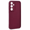 Coque arrière en silicone Phonesta Grooved pour Samsung Galaxy S25 - Rouge 3