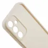 Coque arrière en silicone Phonesta Grooved pour Samsung Galaxy S25 Plus - Beige 5