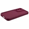Coque arrière en silicone Phonesta Grooved pour Samsung Galaxy S25 Plus - Rouge 4