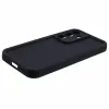 Coque arrière en silicone Phonesta Grooved pour Samsung Galaxy S25 Plus - Noir 4