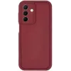 Coque arrière en silicone Phonesta Grooved pour Samsung Galaxy A26 - Rouge