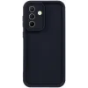 Coque arrière en silicone Phonesta Grooved pour Samsung Galaxy A36 - Noir