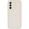 Coque arrière en silicone Phonesta Grooved pour Samsung Galaxy A56 - Beige