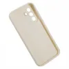 Coque arrière en silicone Phonesta Grooved pour Samsung Galaxy A56 - Beige 4