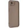 Coque arrière en silicone Phonesta Grooved pour Apple iPhone 17e/16e - Marron