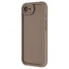 Coque arrière en silicone Phonesta Grooved pour Apple iPhone 17e/16e - Marron 4