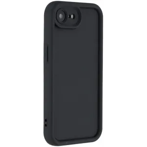 Coque arrière en silicone Phonesta Grooved pour Apple iPhone 17e/16e - Noir