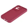 Coque arrière en silicone Phonesta Grooved pour Motorola Moto G35 - Rouge 3