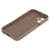 Coque arrière en silicone Phonesta Grooved pour Motorola Moto G55 - Marron 5