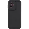 Coque arrière en silicone Phonesta Grooved pour Motorola Moto G55 - Noir