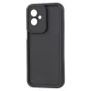 Coque arrière en silicone Phonesta Grooved pour Motorola Moto G55 - Noir 3