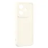 Coque arrière en silicone Phonesta Grooved pour Xiaomi Redmi Note 14 4G - Beige 3