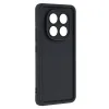 Coque arrière en silicone Phonesta Grooved pour Xiaomi Redmi Note 14 Pro 4G - Noir 3
