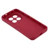 Coque arrière en silicone Phonesta Grooved pour Xiaomi Redmi Note 14 Pro Plus - Rouge 5