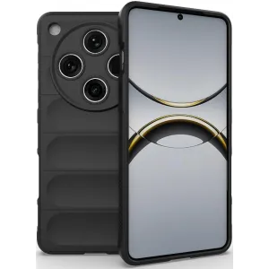 Coque arrière en silicone Phonesta GripShell pour Oppo Find X8 Pro - Noir