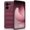 Coque arrière en silicone Phonesta GripShell pour Oppo Reno13 F 4G/5G / Reno13 FS 5G - Bordeaux
