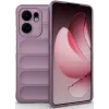 Coque arrière en silicone Phonesta GripShell pour Oppo Reno13 F 4G/5G / Reno13 FS 5G - Violet
