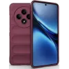 Coque arrière en silicone Phonesta GripShell pour Oppo Reno12 F/Reno12 FS - Bordeaux