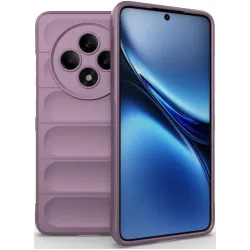 Coque arrière en silicone Phonesta GripShell pour Oppo Reno12 F/Reno12 FS - Violet