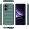 Coque arrière en silicone Phonesta GripShell pour Xiaomi Poco X7 Pro - Vert foncé 3